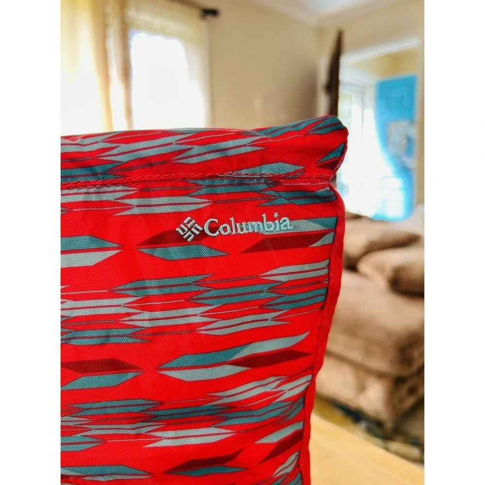 NWT Columbia 400 Grams Waterproof Snow Boots Red Aztec Print Sz 6 W -45 Degrees